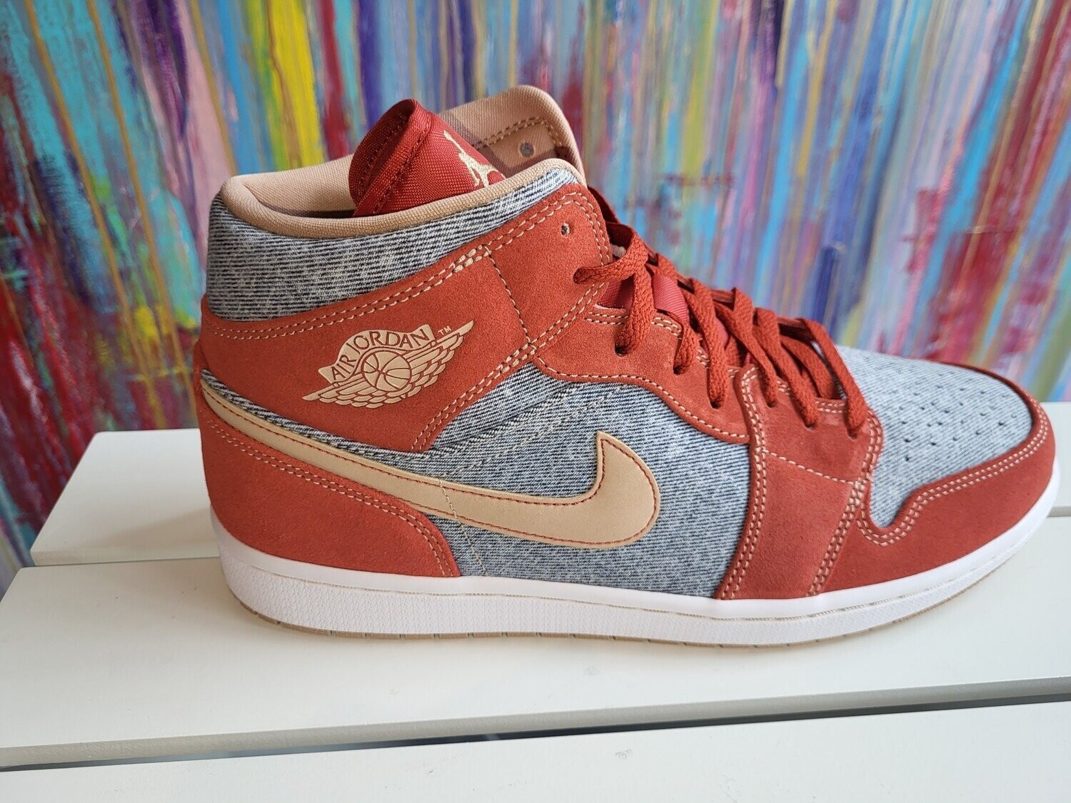 burnt orange jordan 1