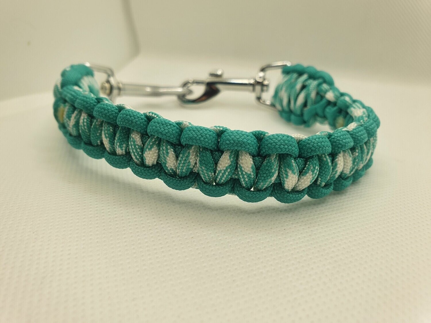 Turquoise and White