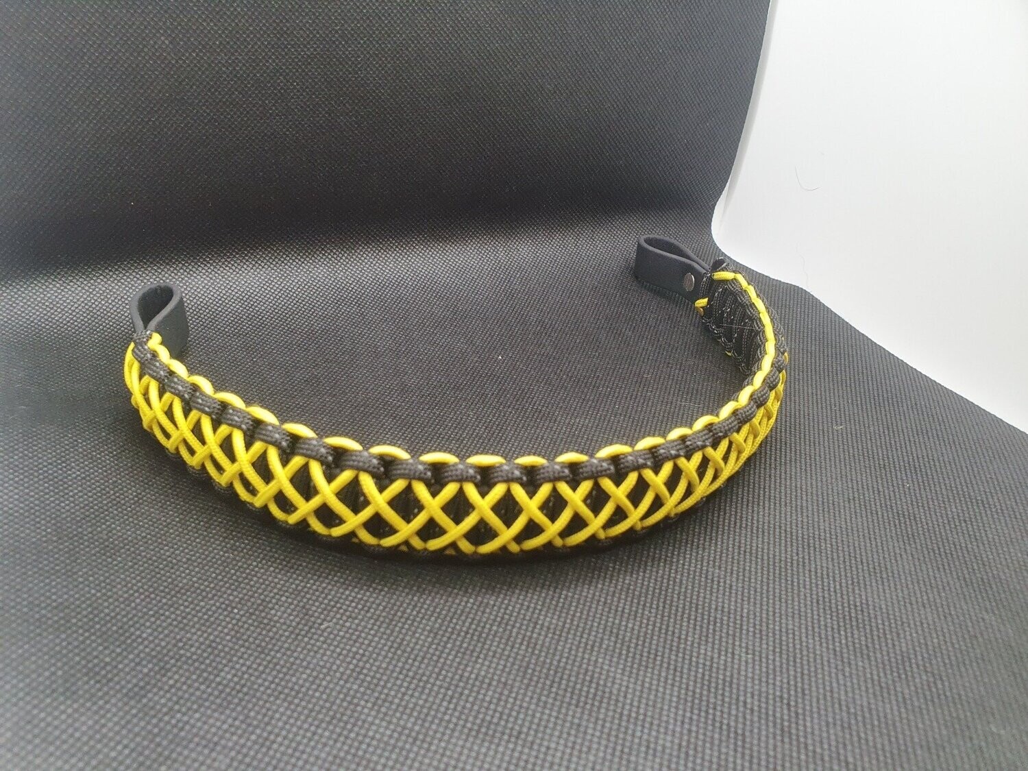 Black and Yellow Criss Cross