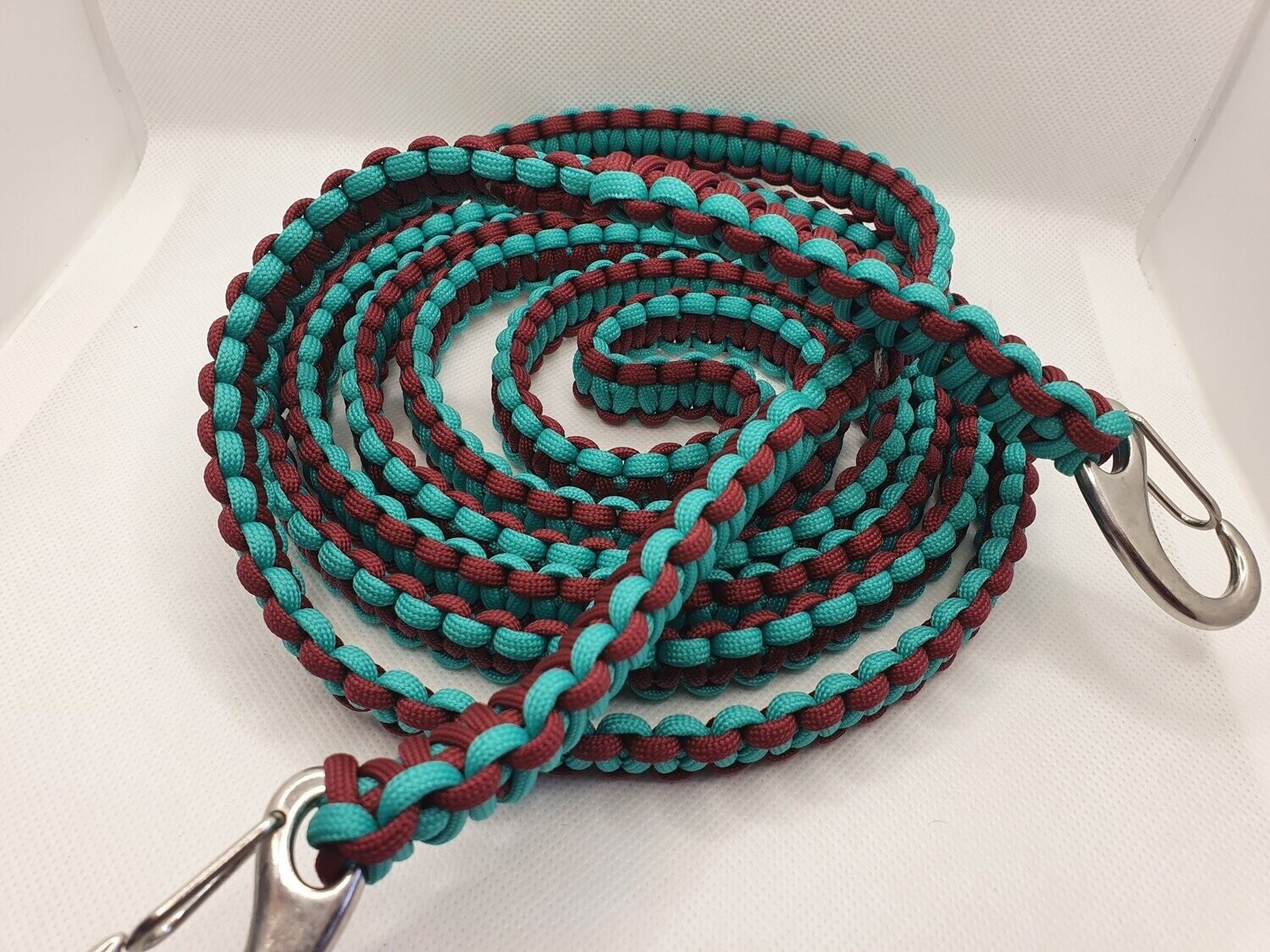 Turquoise and Burgundy
