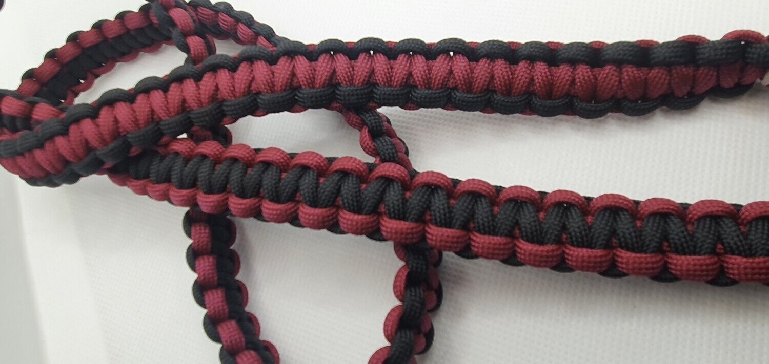 Burgundy and Black
