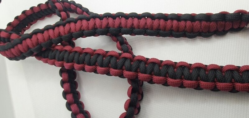 Burgundy and Black