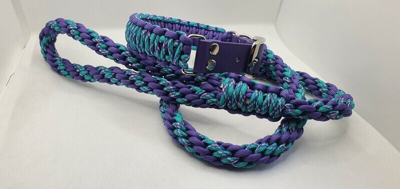 Purple and Turquoise Multi Wide