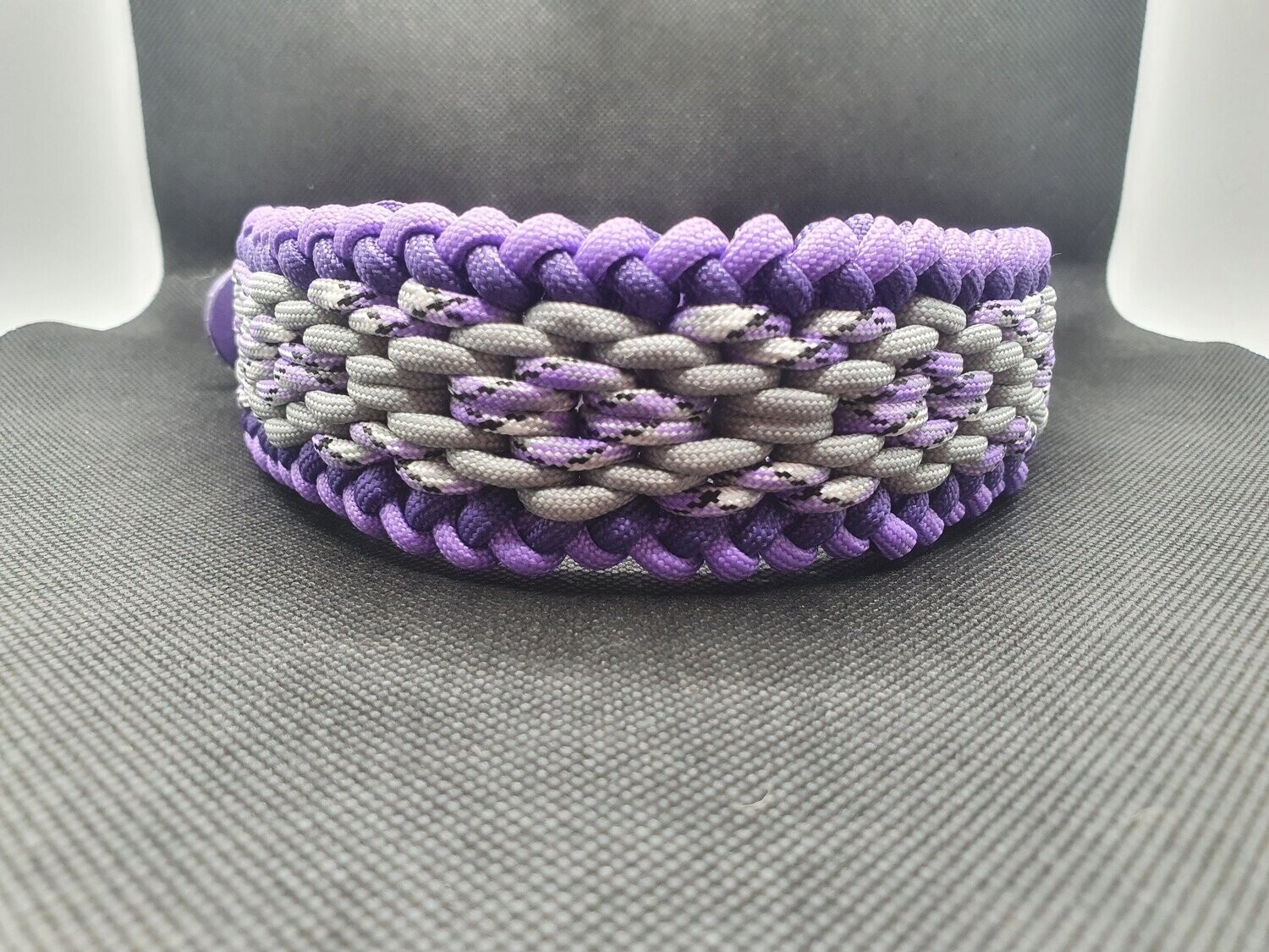 Purple and Grey Diamond