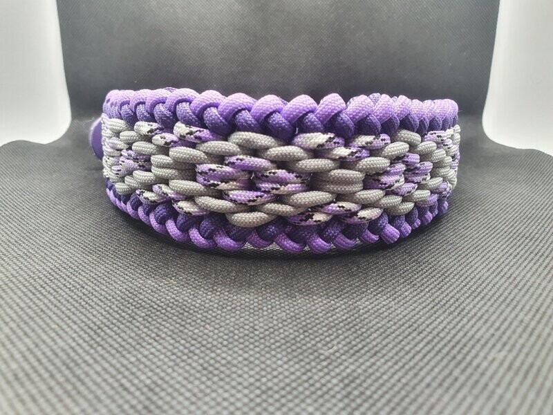 Purple and Grey Diamond