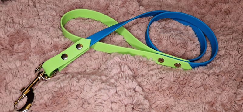 Biothane green and blue