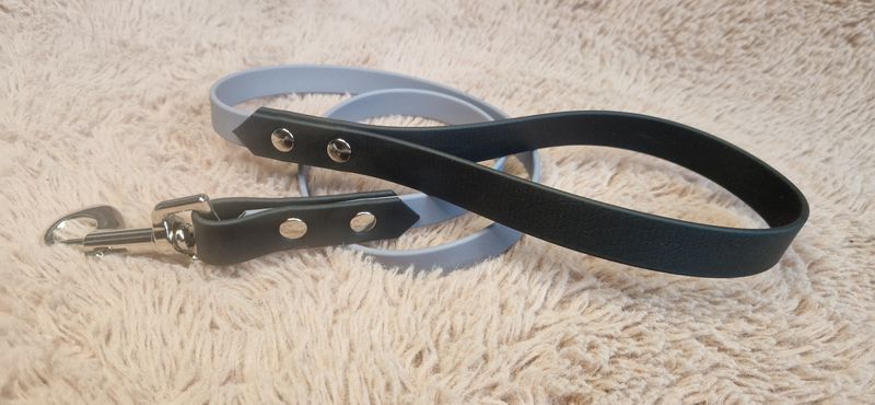 Biothane grey and black