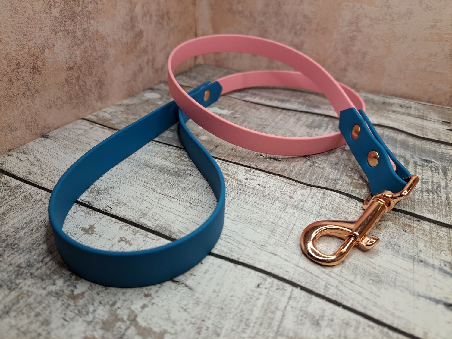 Biothane baby pink and blue Biothane baby pink and blue