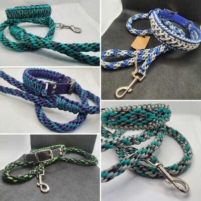 Paracord Collar and Lead sets