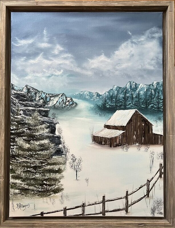 Winter Whispers Through the Valley