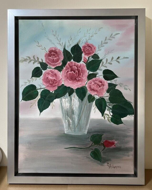 Vase of Roses