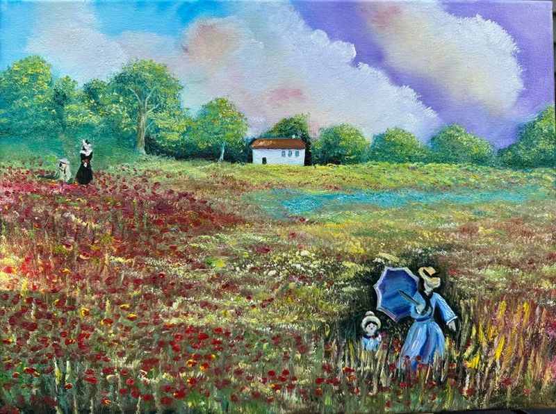 Monet Pastiche