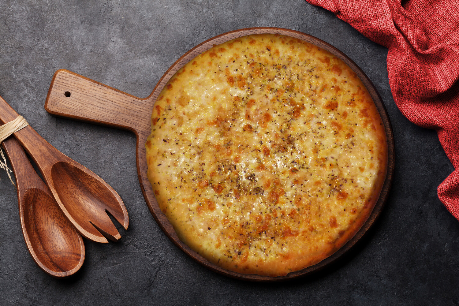 Cheezy Garlic Focaccia