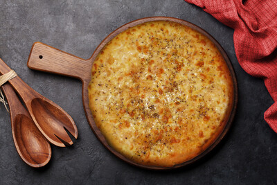 Cheezy Garlic Focaccia