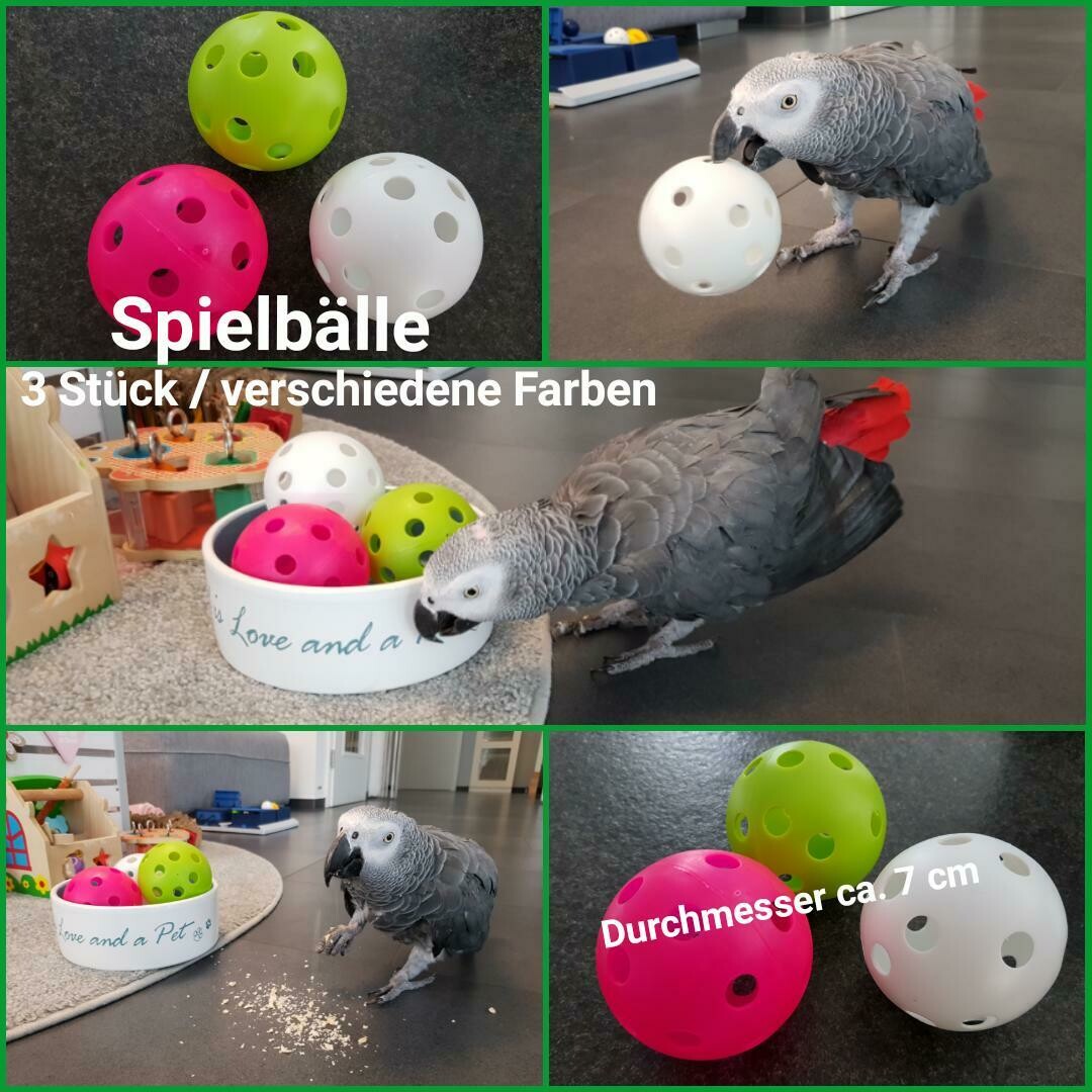 Spielbälle / 3 Stück, verschiedene Farben