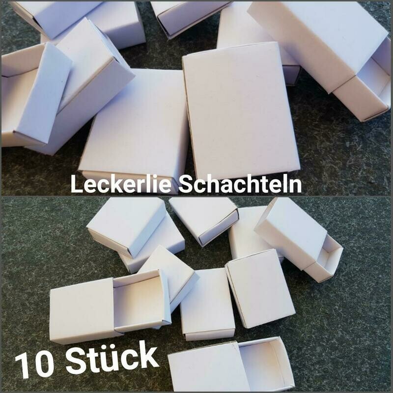 Leckerlie Schachteln / 10 Stück