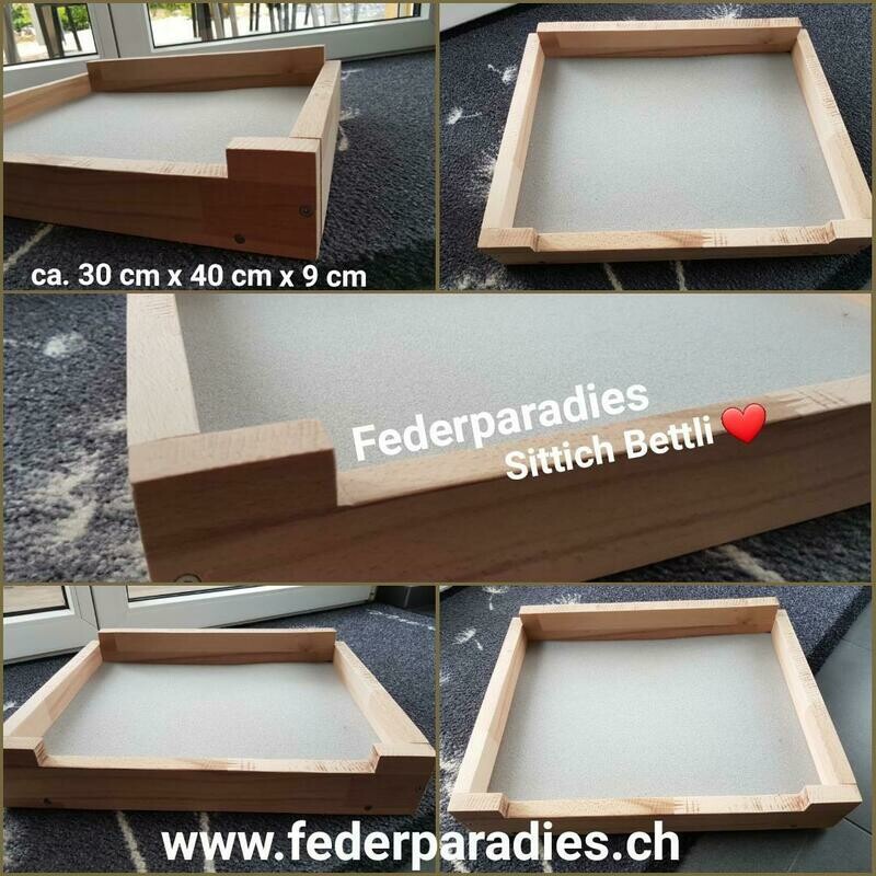 Federparadies Sittich Bettli