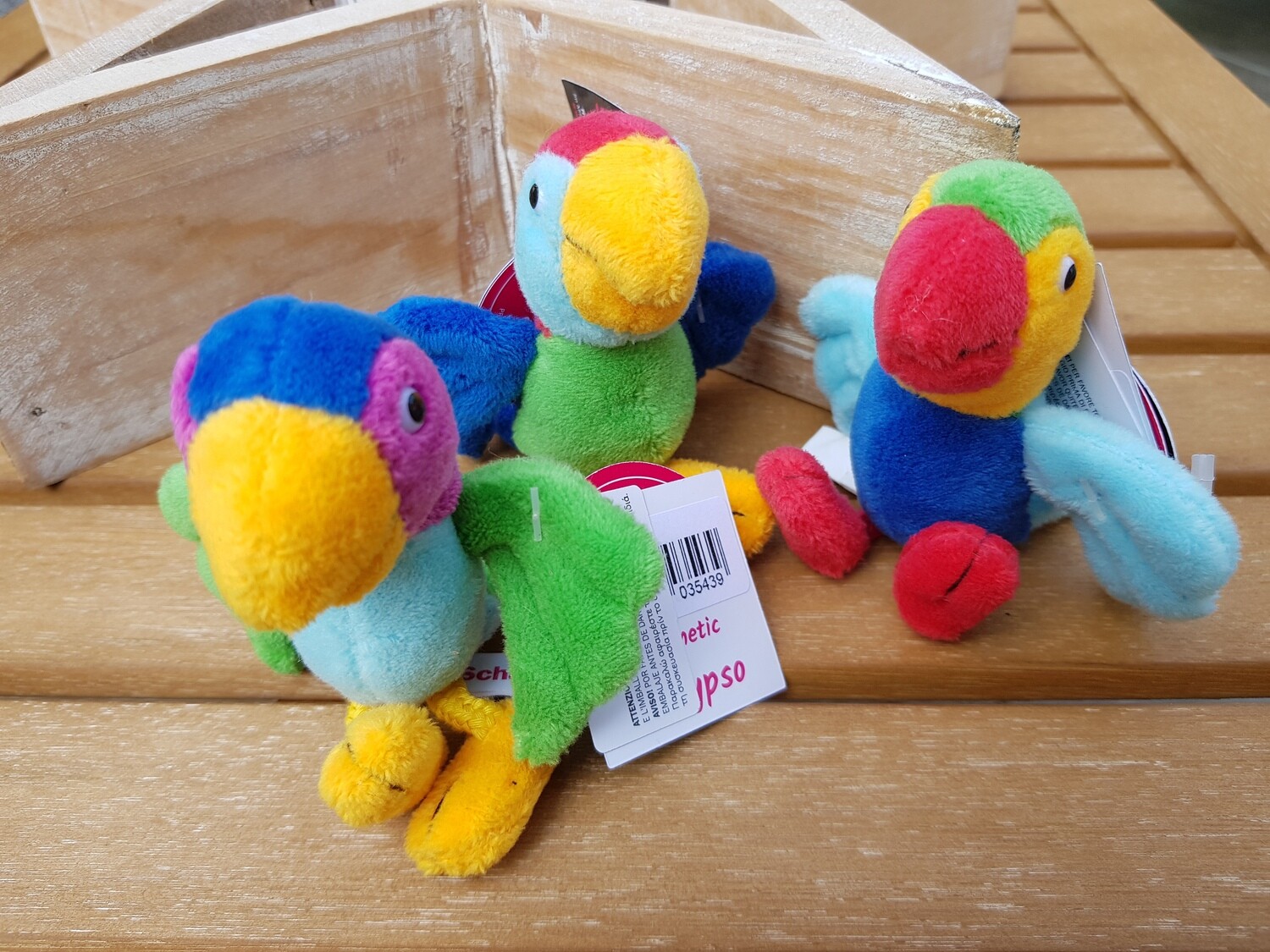 Schaffer-Magnetics Papagei "Calypso" sortiert  / 1 Stück