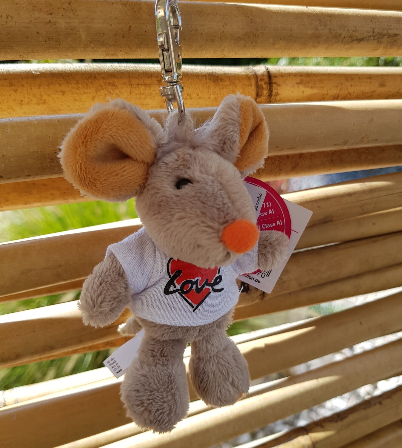 Schaffer-Anhänger Maus "Love"
