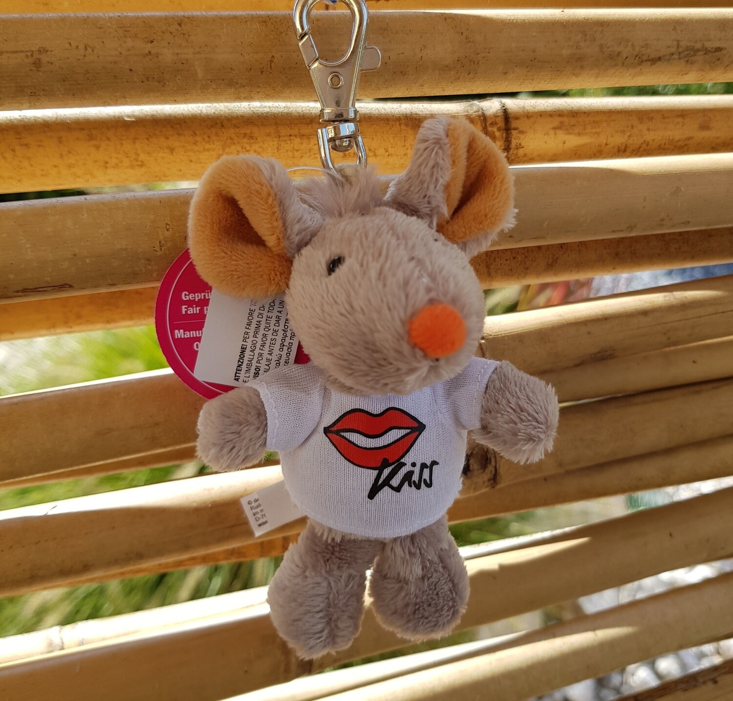 Schaffer-Anhänger Maus "Kiss"