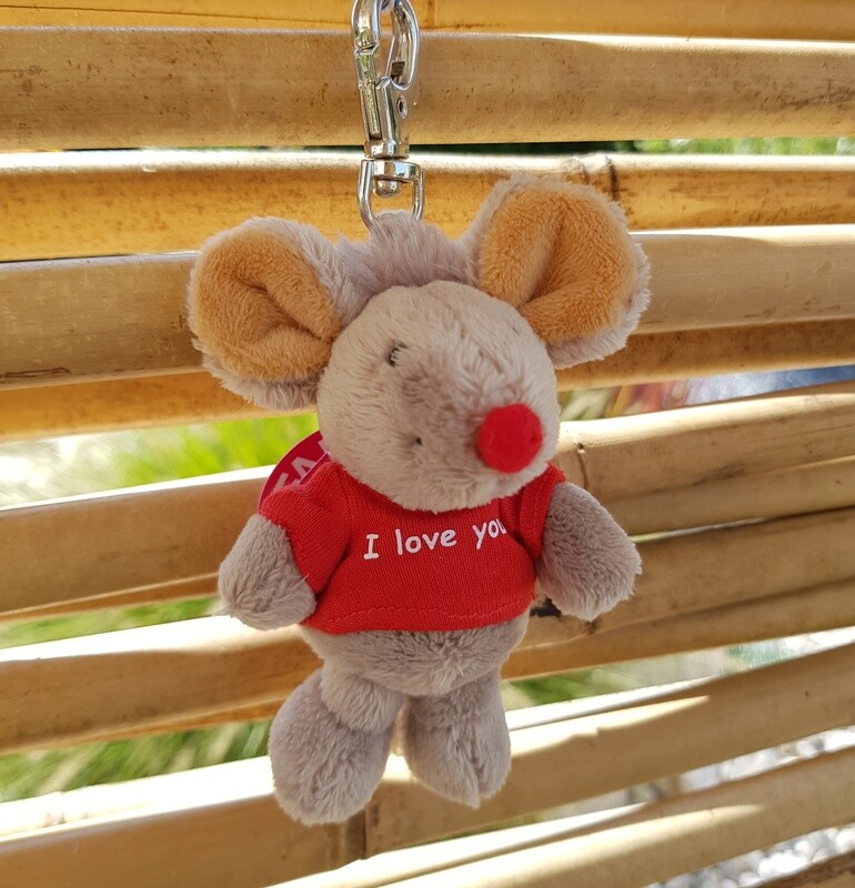 Schaffer-Anhänger Maus Schaffer-Anhänger Maus "I Love you"