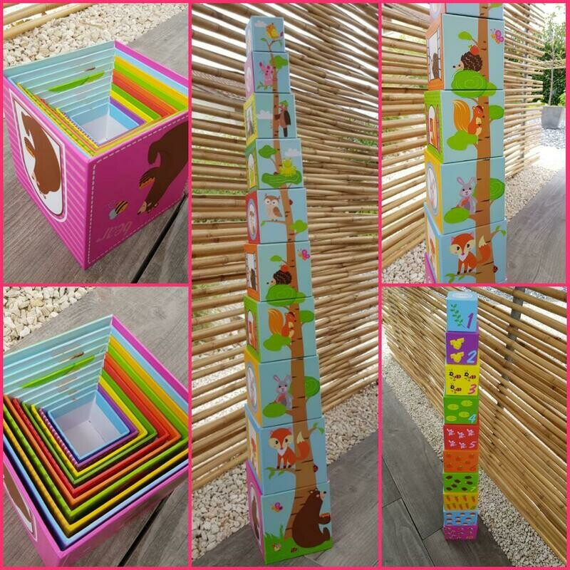 Spielba Stapelturm aus Karton