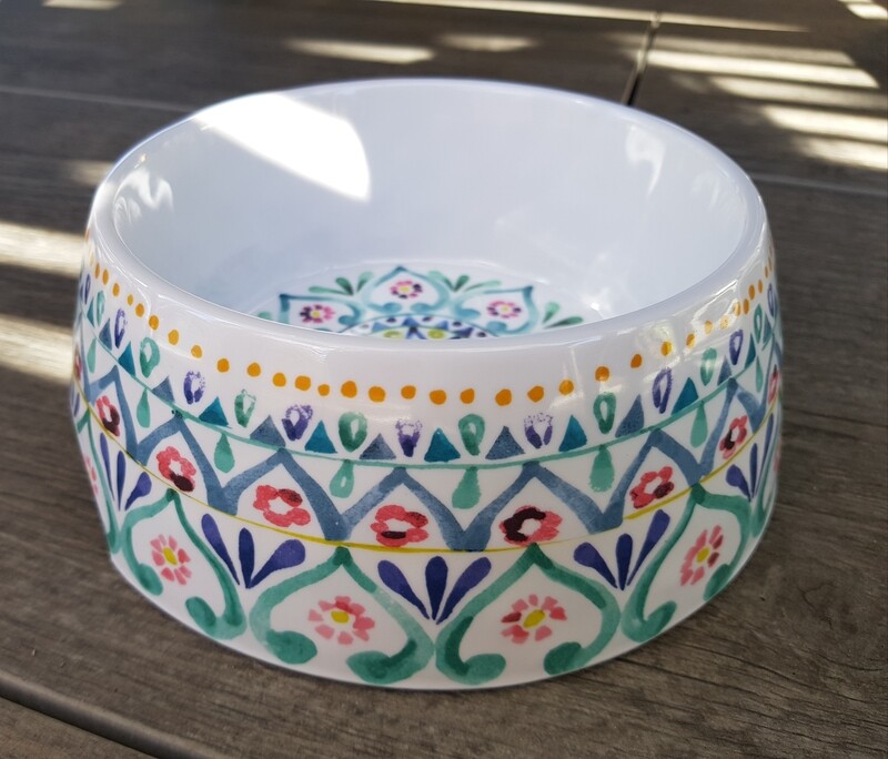Melaminnapf Boho, mehrfarbig