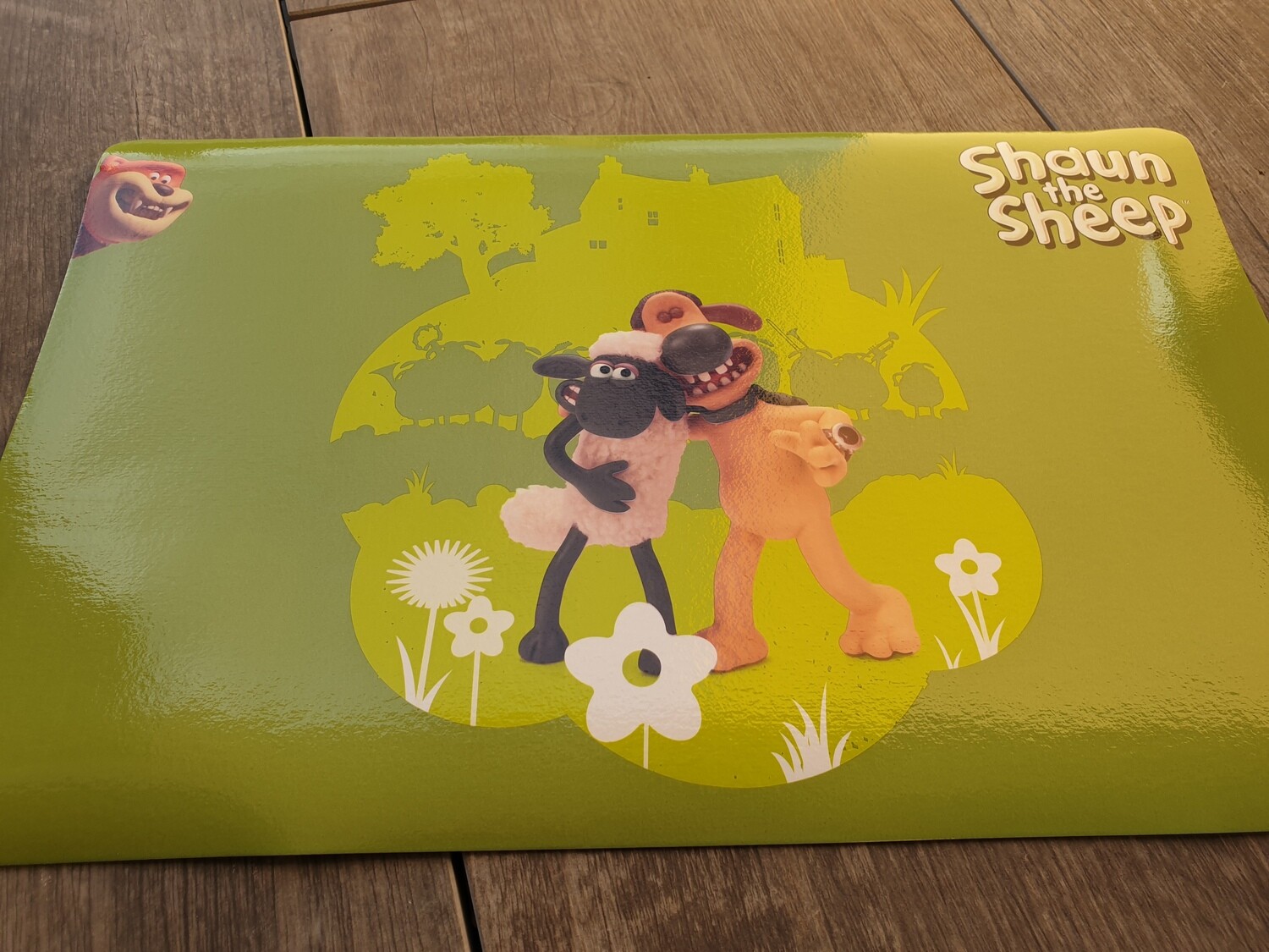 Shaun the Sheep grün 44 cm x 28 cm / HIT
