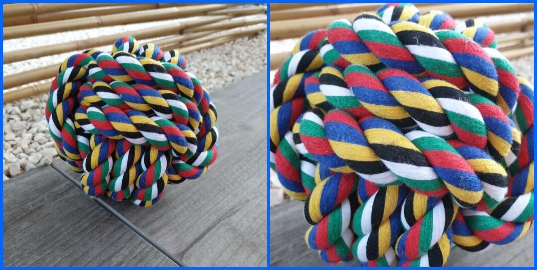 Baumwolle Ball KNOTEN / 15 cm Durchmesser
