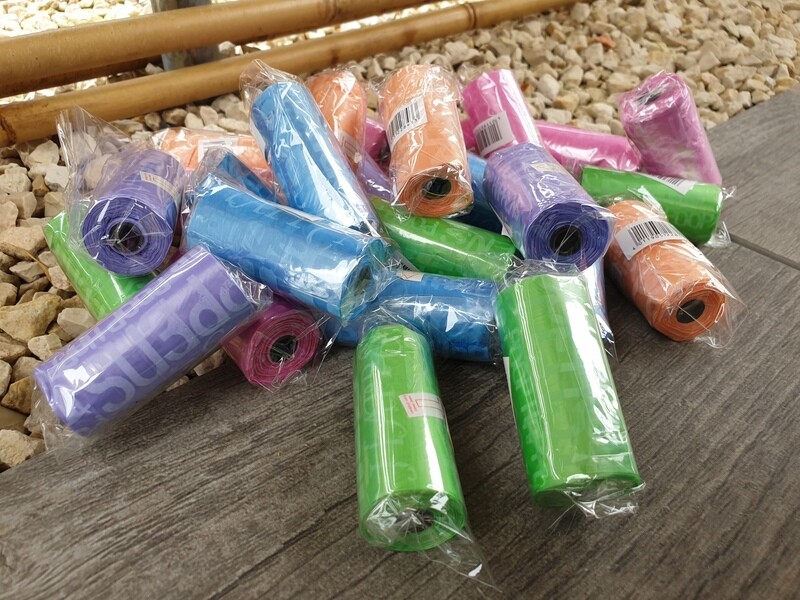 Hundekotbeutel Rolle bunt assortiert / 1 Stück Hundekotbeutel Rolle bunt assortiert / 1 Stück