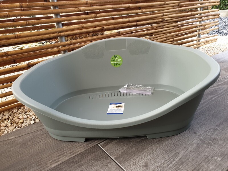 Be Eco Bett Sleeper, Kunststoff, Gr. 2: 68 cm × 47 cm, grau-grün/HIT Be Eco Bett Sleeper, Kunststoff, Gr. 2: 68 cm × 47 cm, grau-grün/HIT