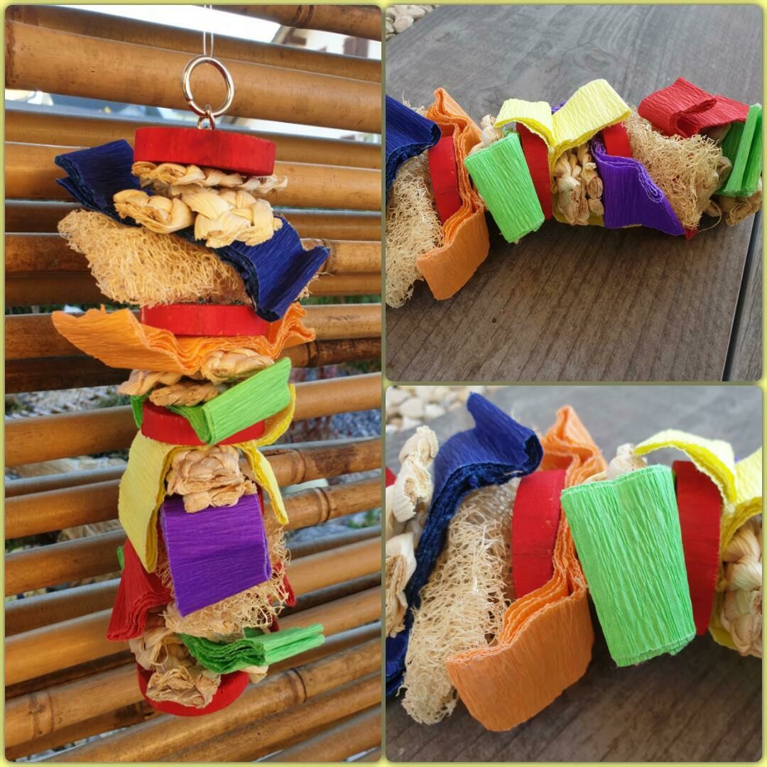 Cage Toy, Spielzeug mit Holz