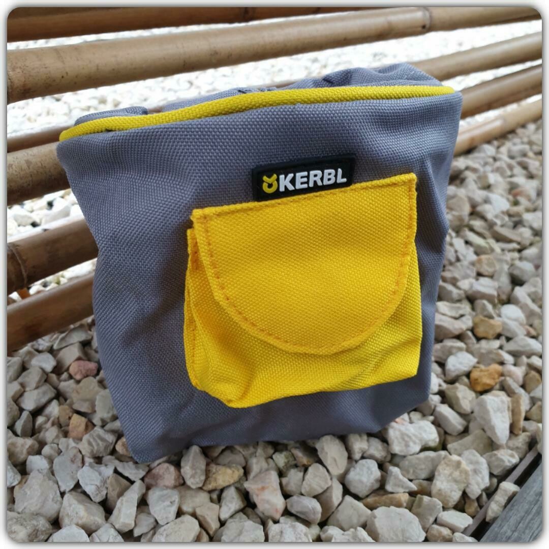 Futtertasche PRO, grau/gelb