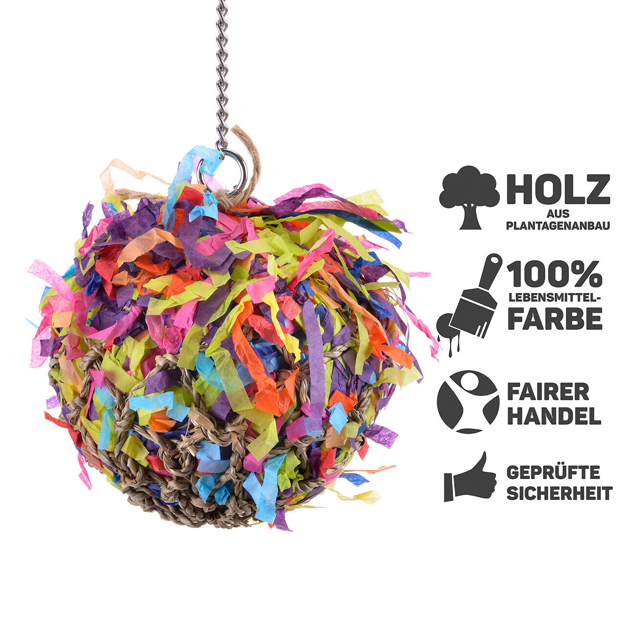 Super Shredding Ball Bird Toy-M
