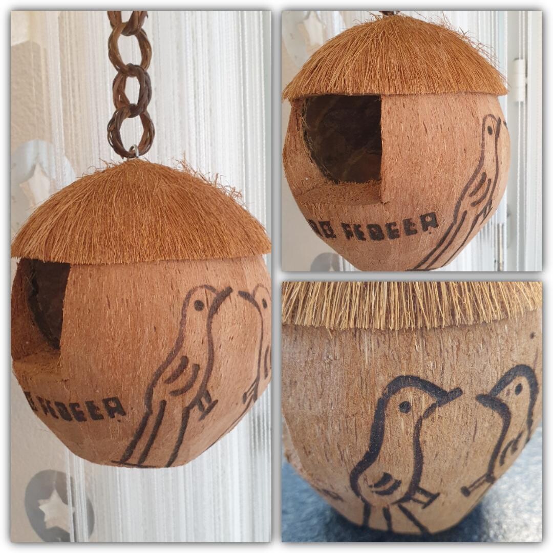Kokos-Vogelhaus HUMBI
