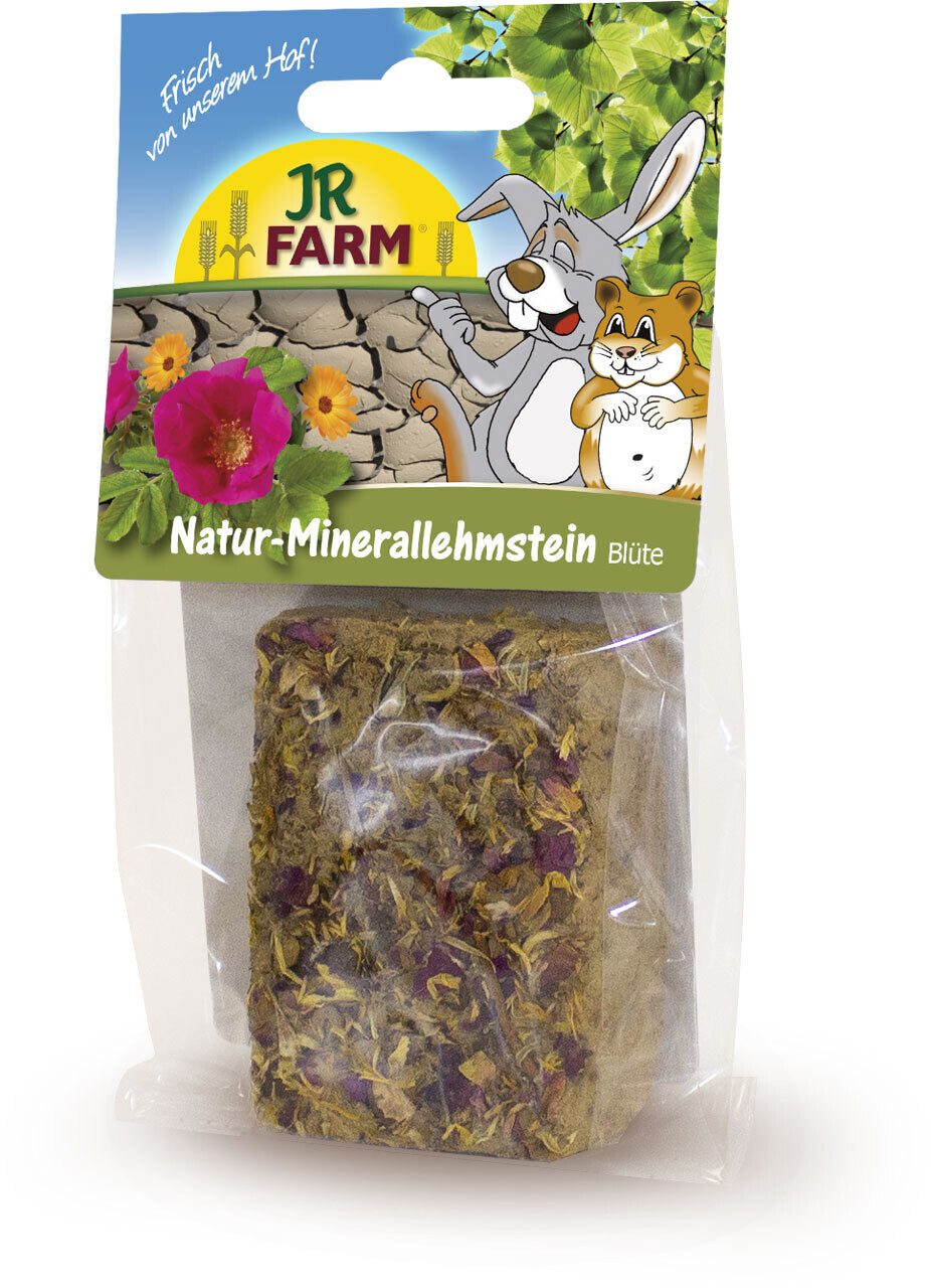 JR FARM Natur-Minerallehmstein Blüte 100 gramm