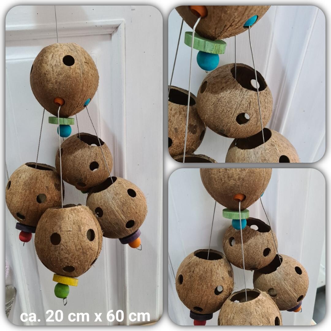 Naturspielzeug aus Kokosnüssen