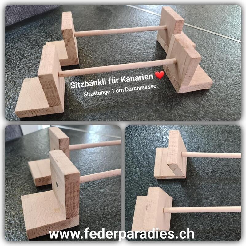 Sitzbänkli für Kanarien 2 Stück