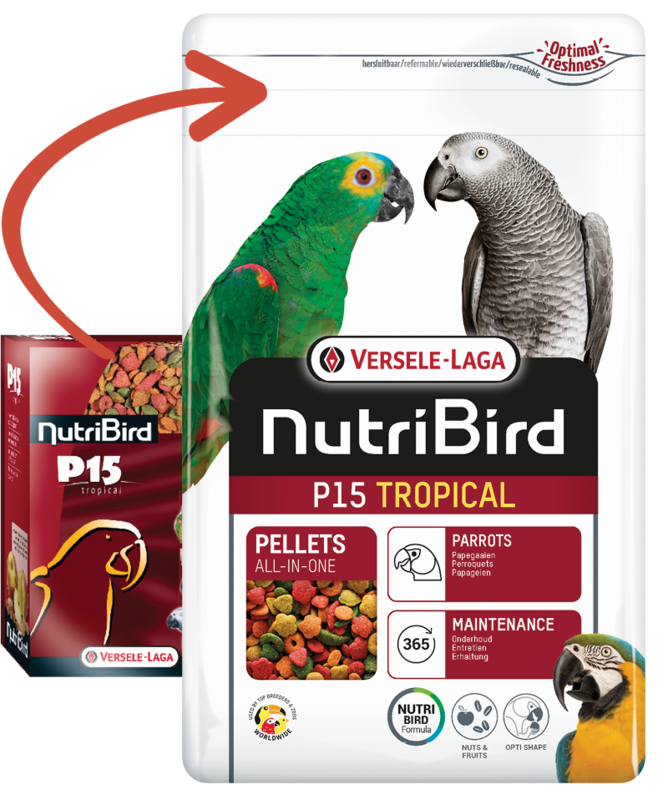 Nutribird P15 TROPICAL / 1 Kilo