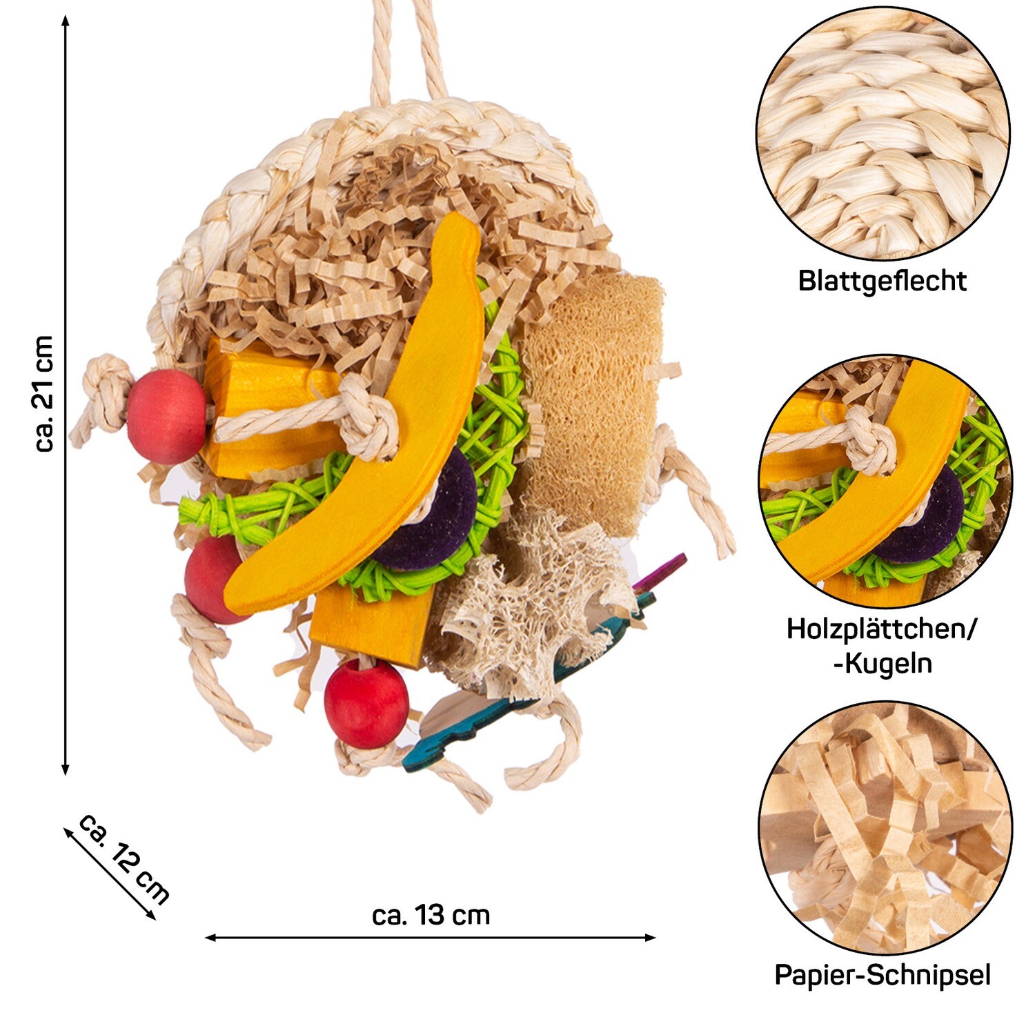 Shred-Partyplate | Happy Nature Schredderspielzeug