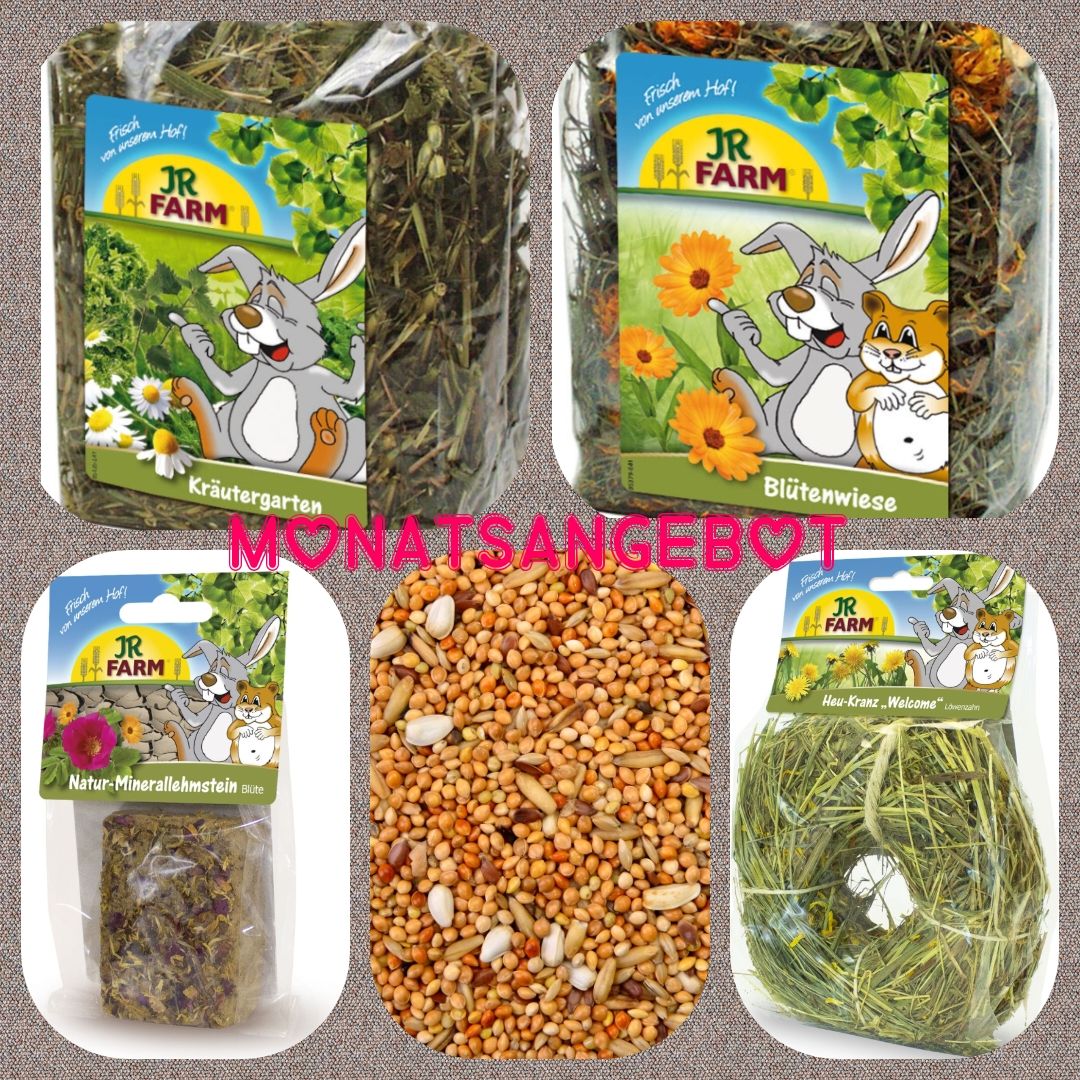 Monatsangebot "Ernährung/Zusätze und Ueberstreu" für Sittiche & kleine Vögel