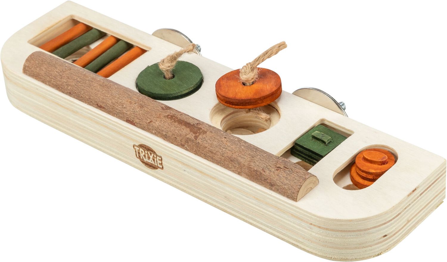 Snack-Spielzeug, Holz, 25 cm × 9 cm × 4 cm