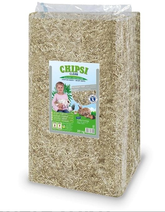 CHIPSI-Clean Hanf-Einstreu 20 Kilo