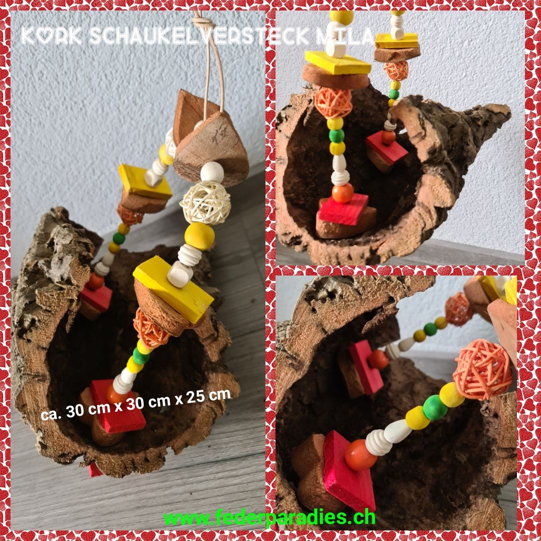 Kork Schaukelversteck MILA