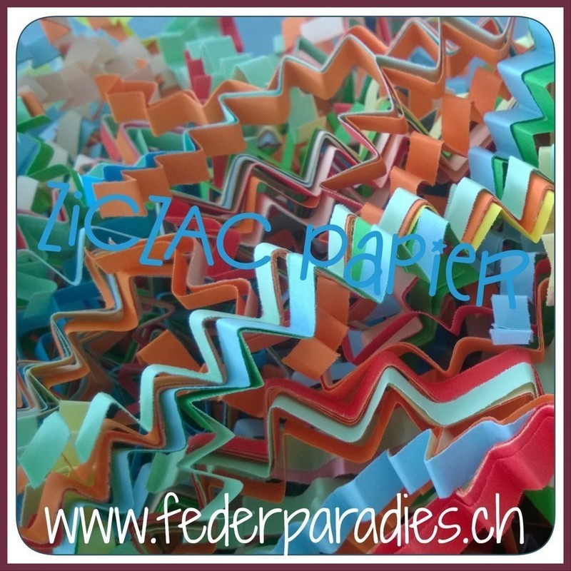 Federparadies ZICZAC Papier 100gr.