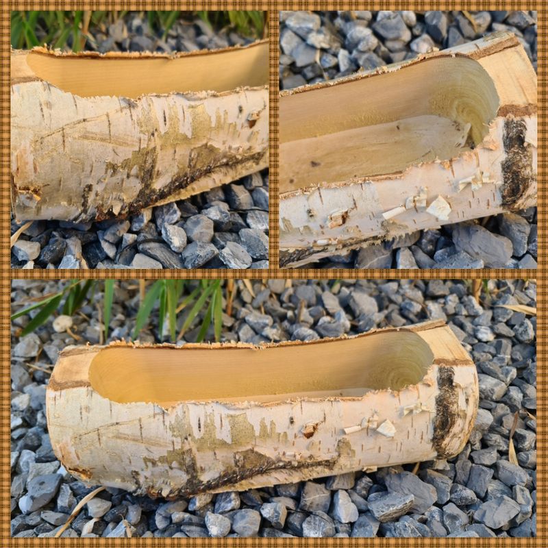 Holztrog lang