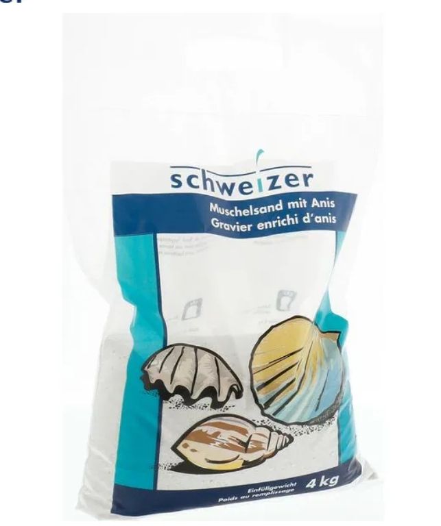 Muschelsand mit Anis 4 Kilo