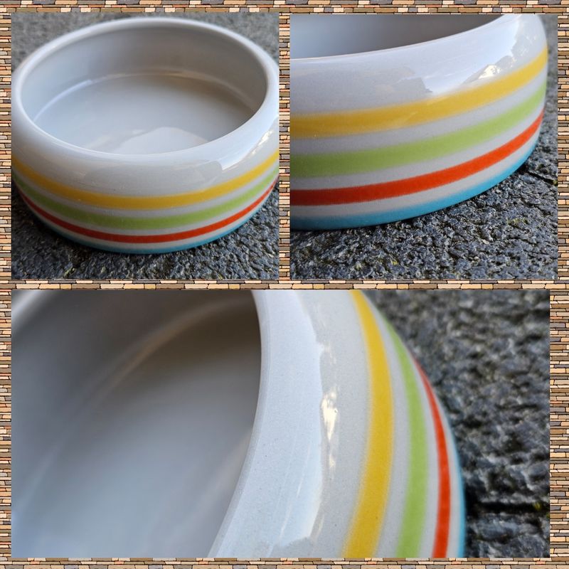 Keramiknapf grün/blau/grau 16 cm