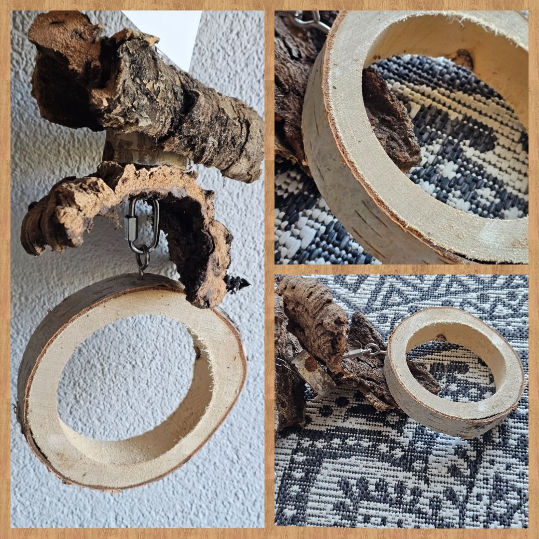 Schaukel Sitzring mit Schreddermaterial