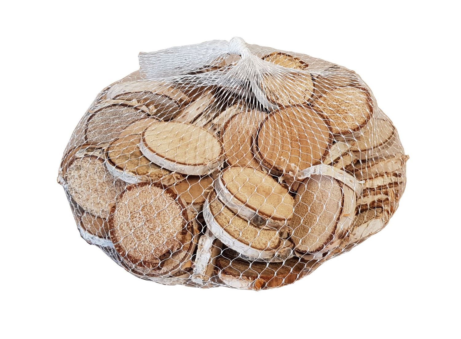 Birkenscheiben rund 2-5cm, 500 gramm